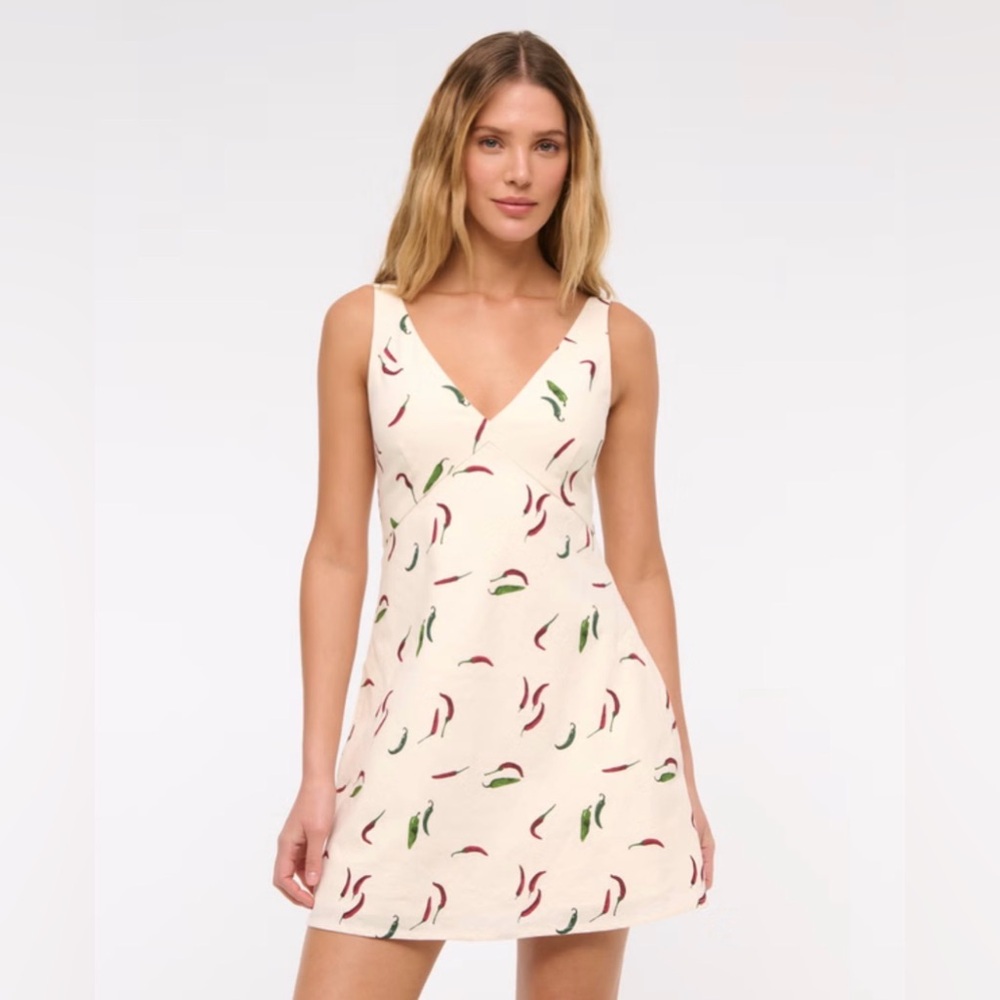 Chili Pepper Print Dress